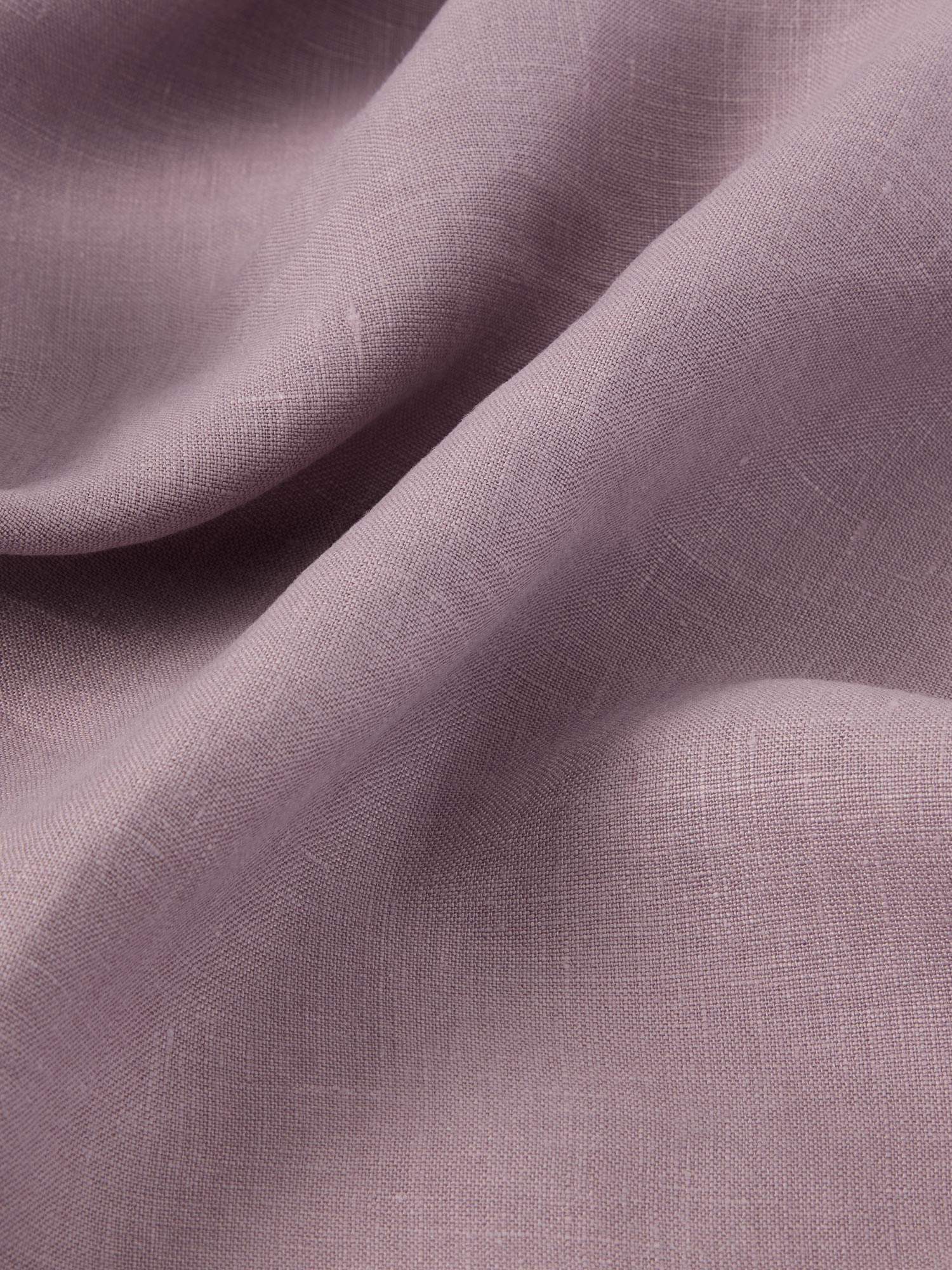 Elderberry Plain Linen Blend Flat Sheet - Image 3