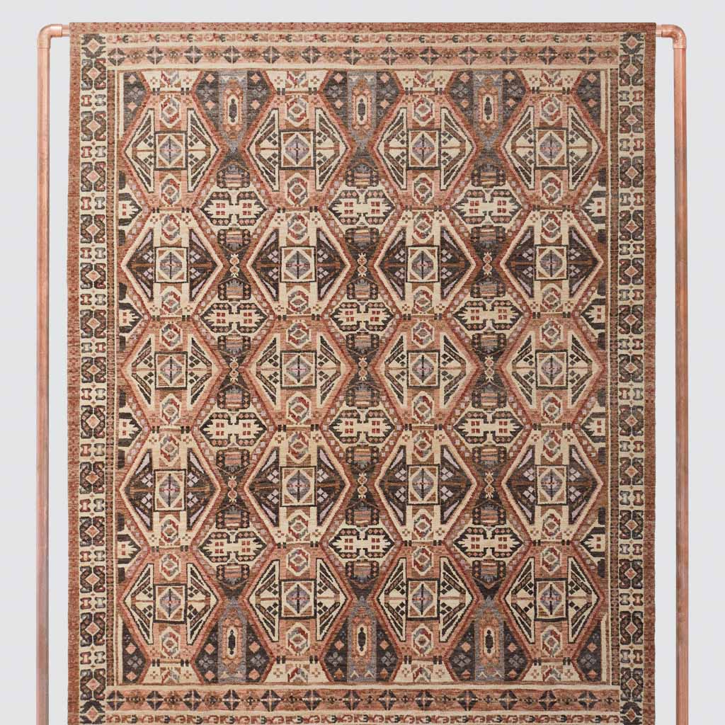 Balanced Hand-Knotted Area Rug in Sand - Image 5