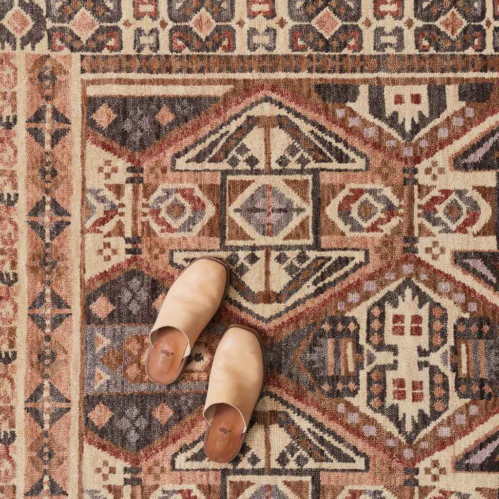 Balanced Hand-Knotted Area Rug in Sand - Image 8