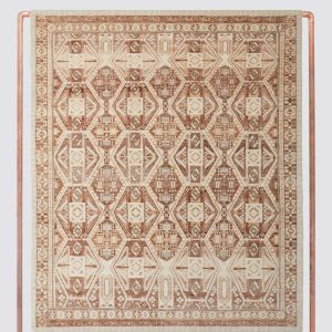 Balanced Hand-Knotted Area Rug in Sand