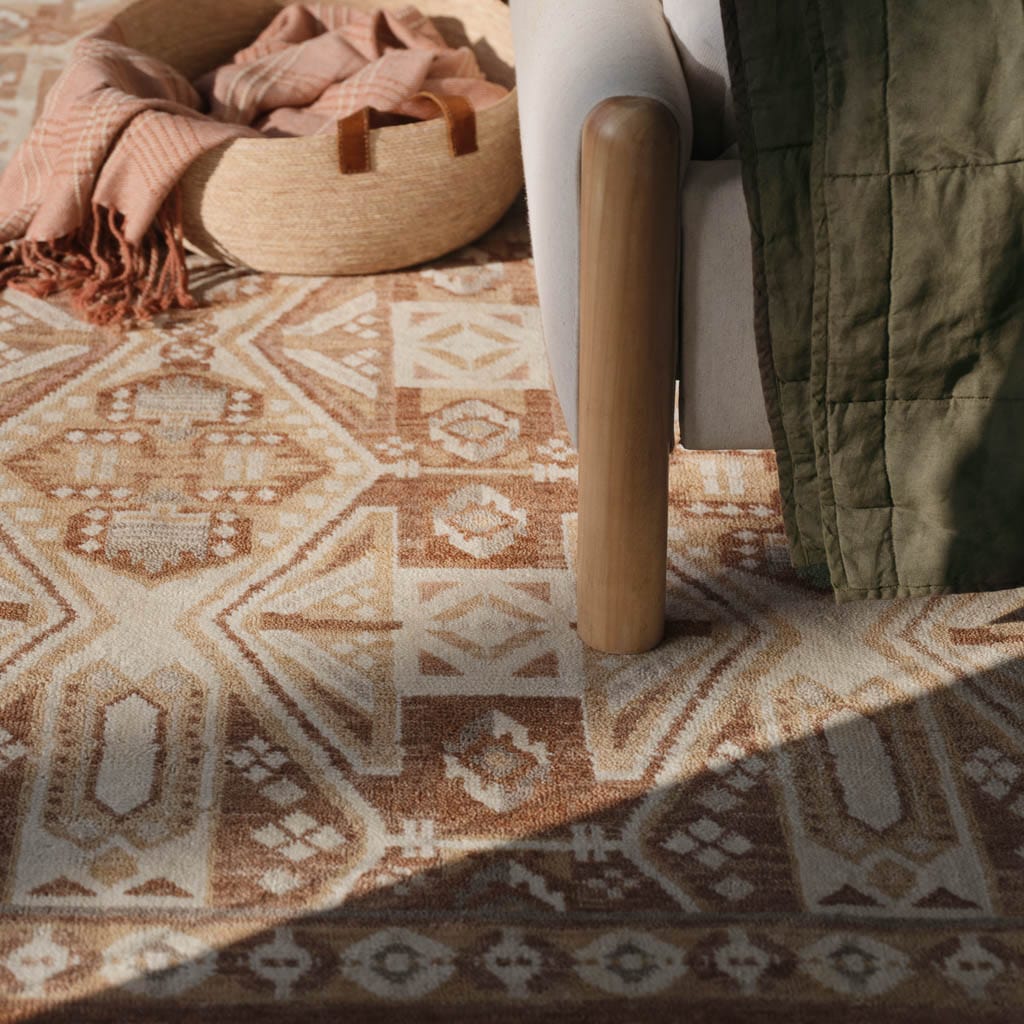 Balanced Hand-Knotted Area Rug in Sand - Image 2