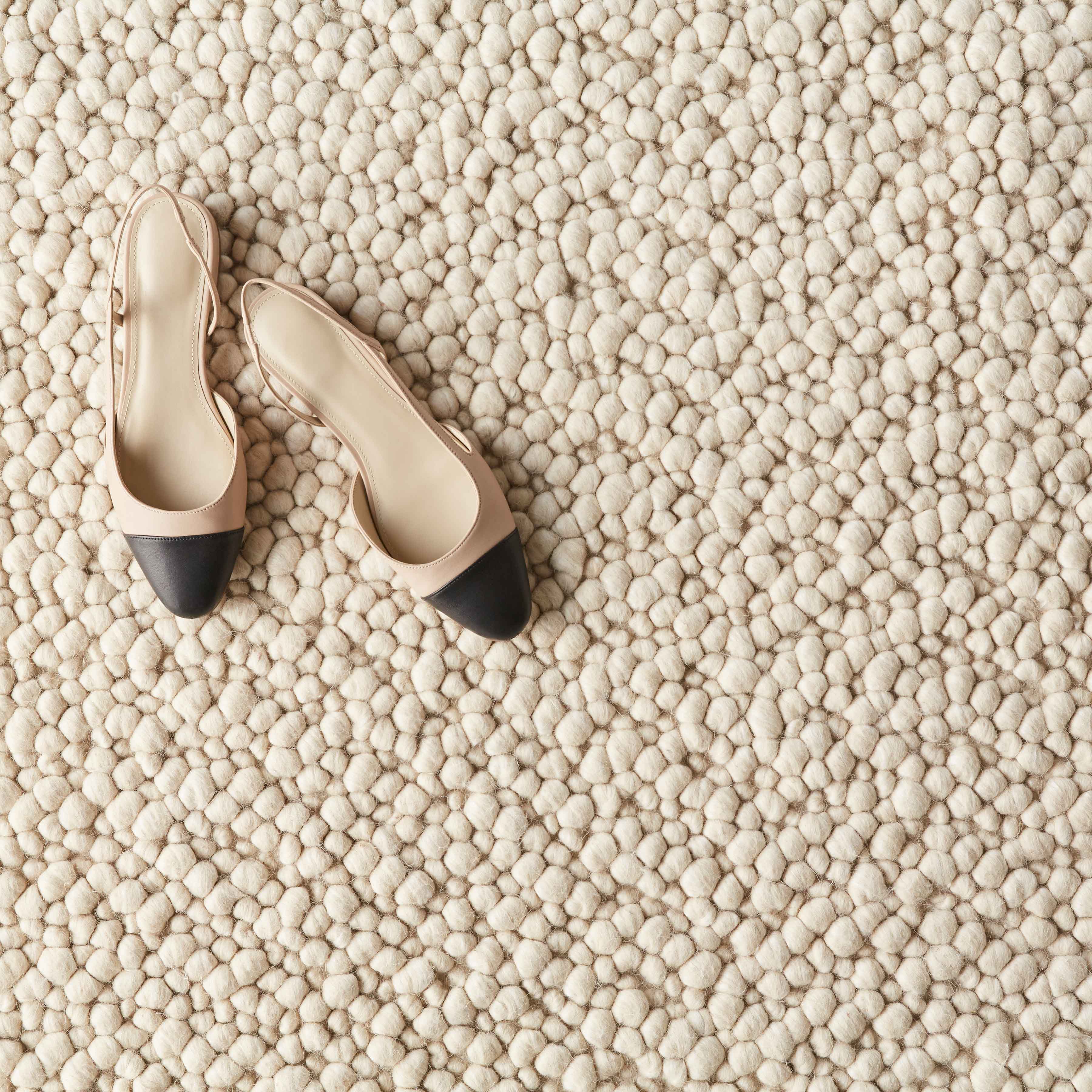Woven Handwoven Area Rug in Natural - Image 3