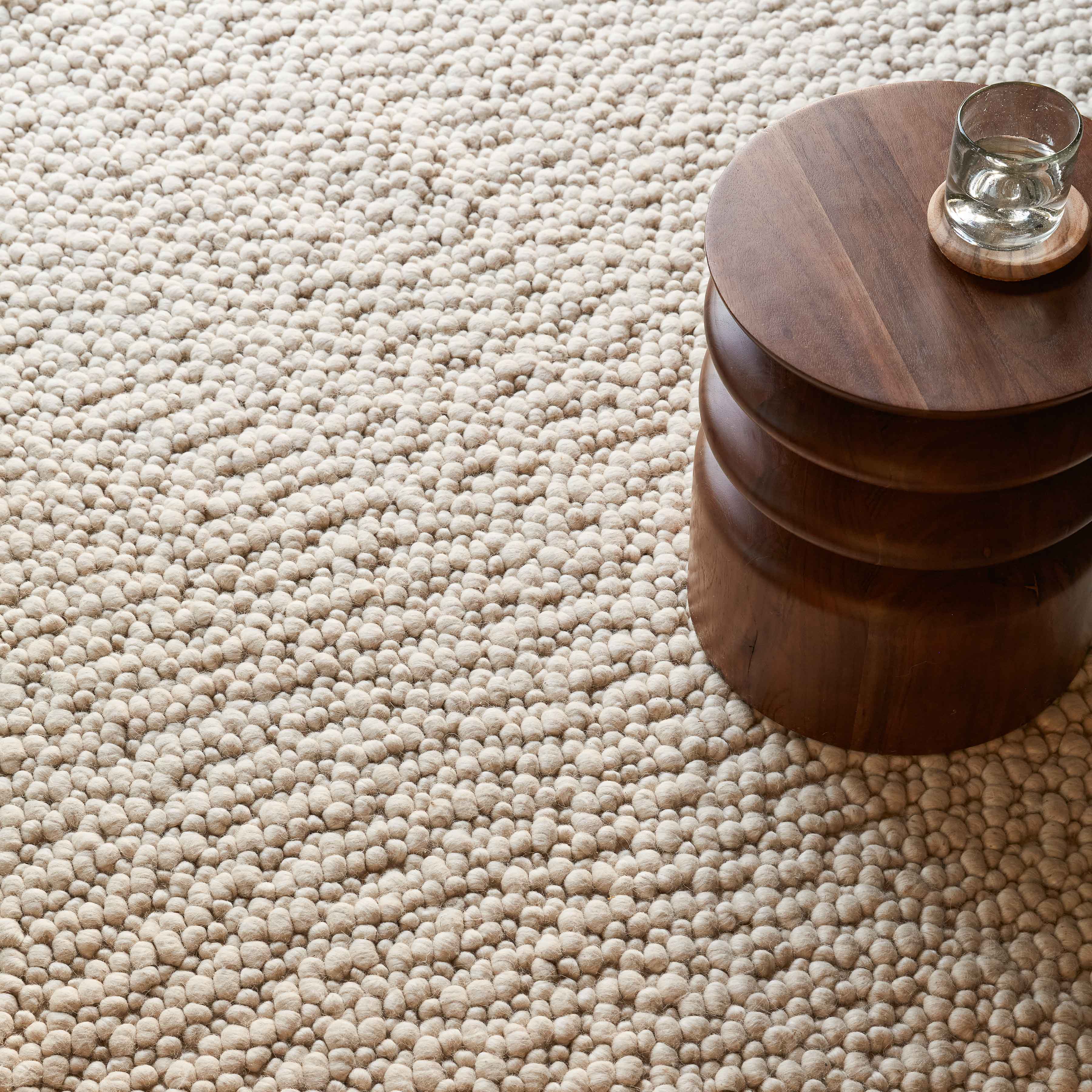 Woven Handwoven Area Rug in Natural - Image 7