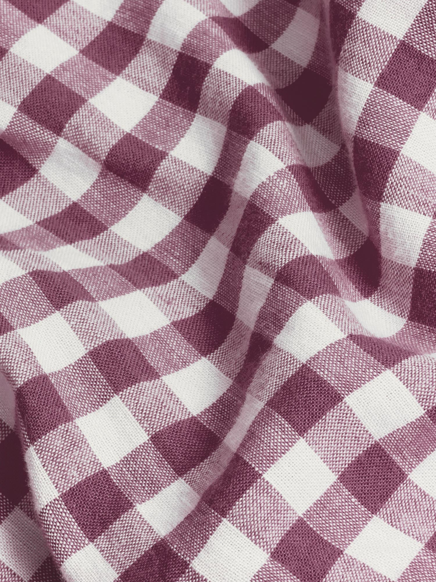 Gingham Linen Blend Pillowcase Pair - Image 3