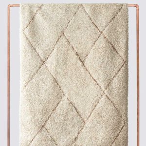 Textured Modern Hand-Knotted Area Rug