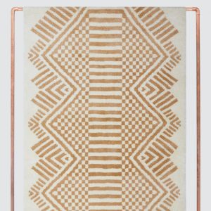 Contemporary Hand-Knotted Wool Area Rug