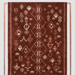 Linear Geometric Hand-Knotted Area Rug