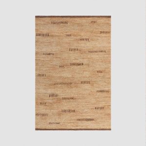 Refined Woven Jute Area Rug in Natural