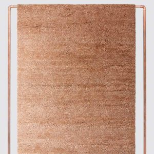 Artisan Hand-Knotted Area Rug in Rose