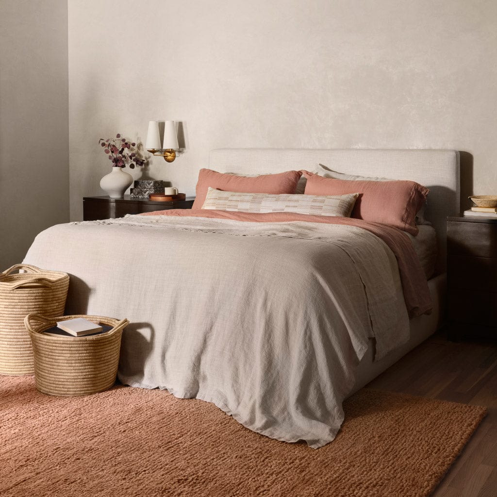 Artisan Hand-Knotted Area Rug in Rose - Image 3