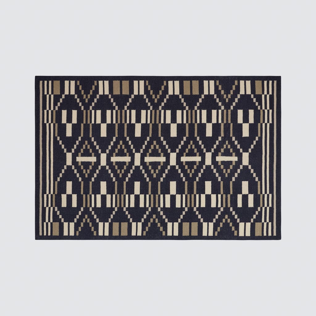 Structured Handwoven Area Rug in Olive - Image 9