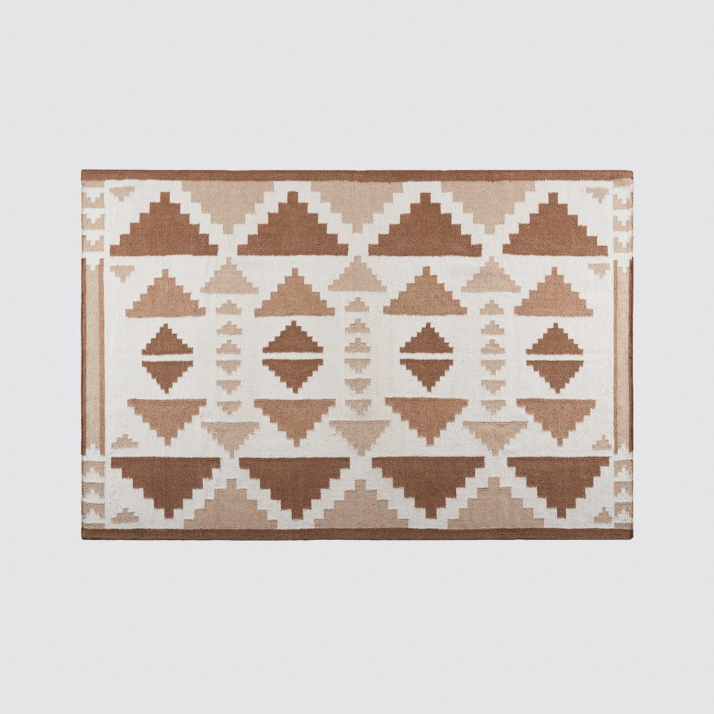 Modern Geometric Handwoven Area Rug - Image 7
