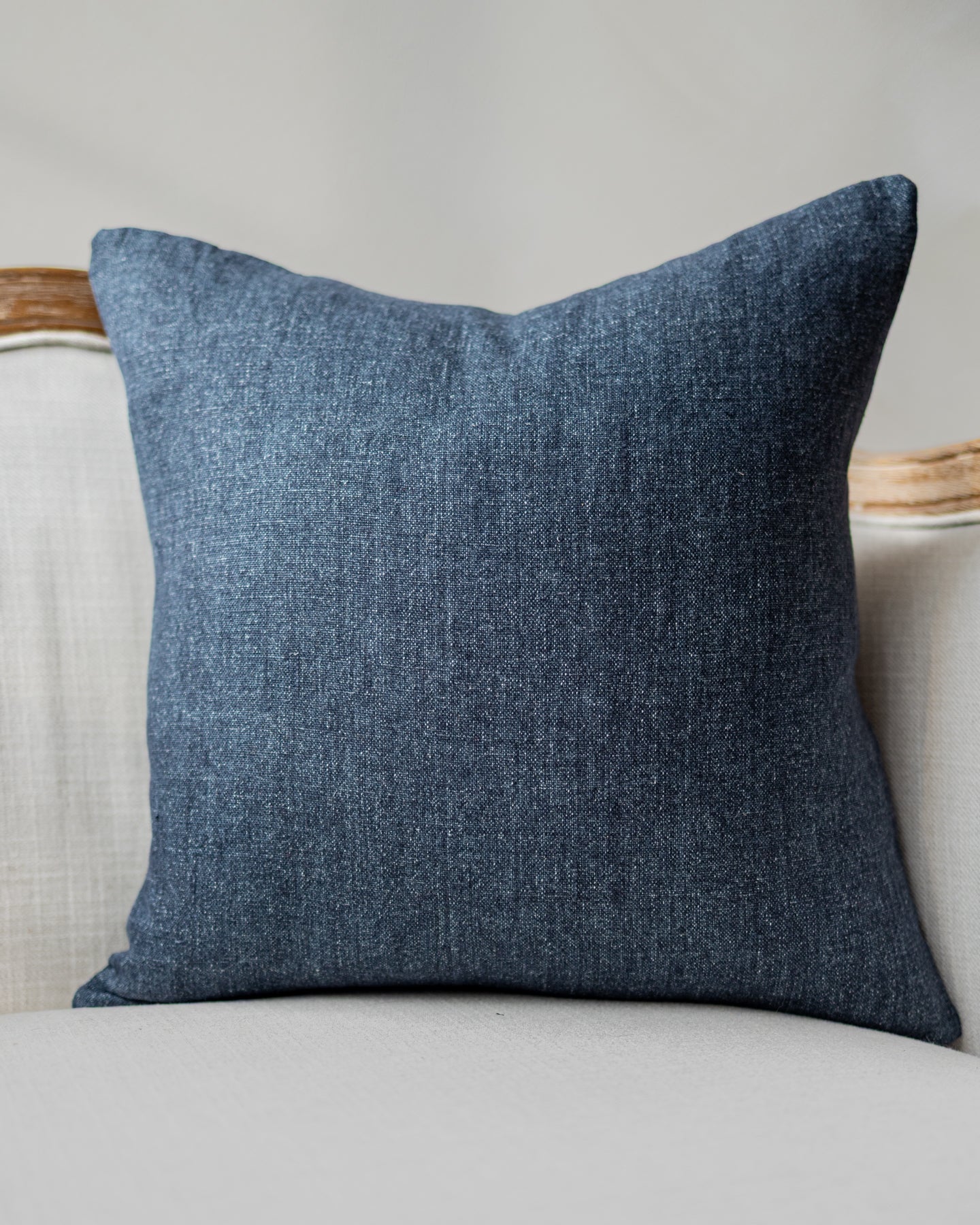 Green Handwoven Cotton Throw Pillow