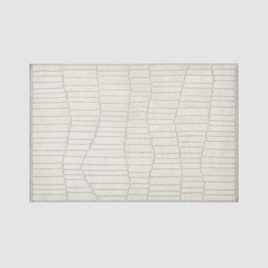 Textured Hand-Knotted Wool Area Rug - Image 5