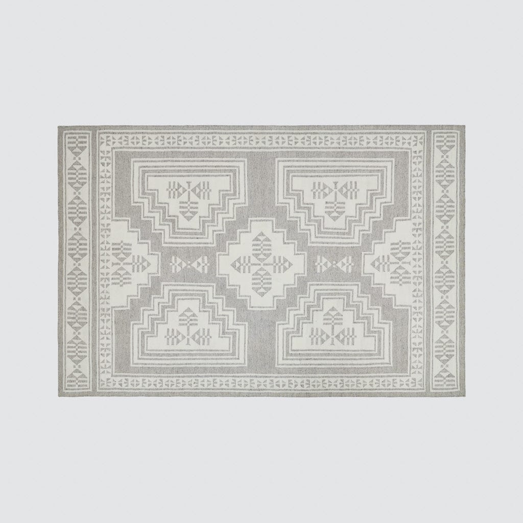Layered Handwoven Area Rug in Sand - Image 13