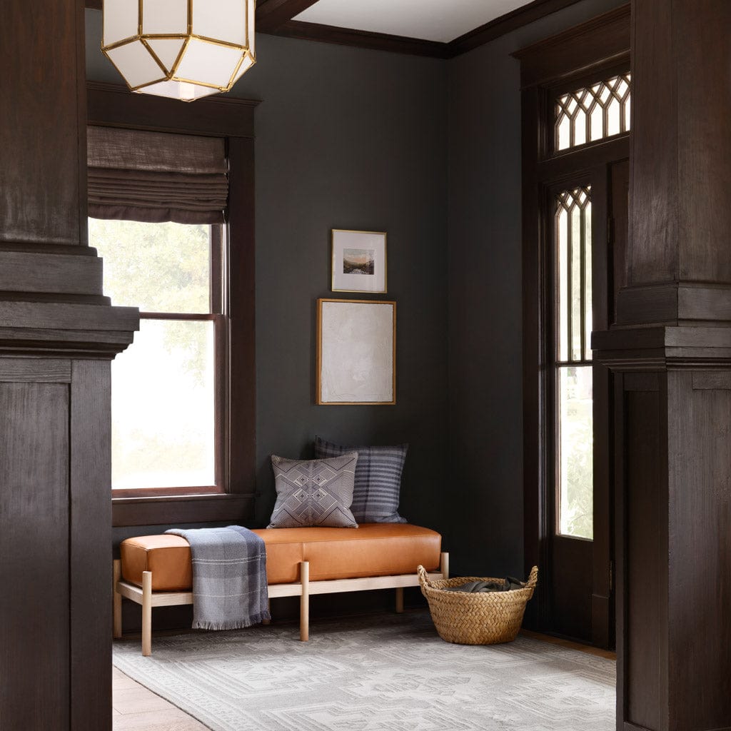 Layered Handwoven Area Rug in Sand - Image 8