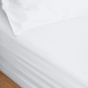 White Cotton Fitted Sheet Collection