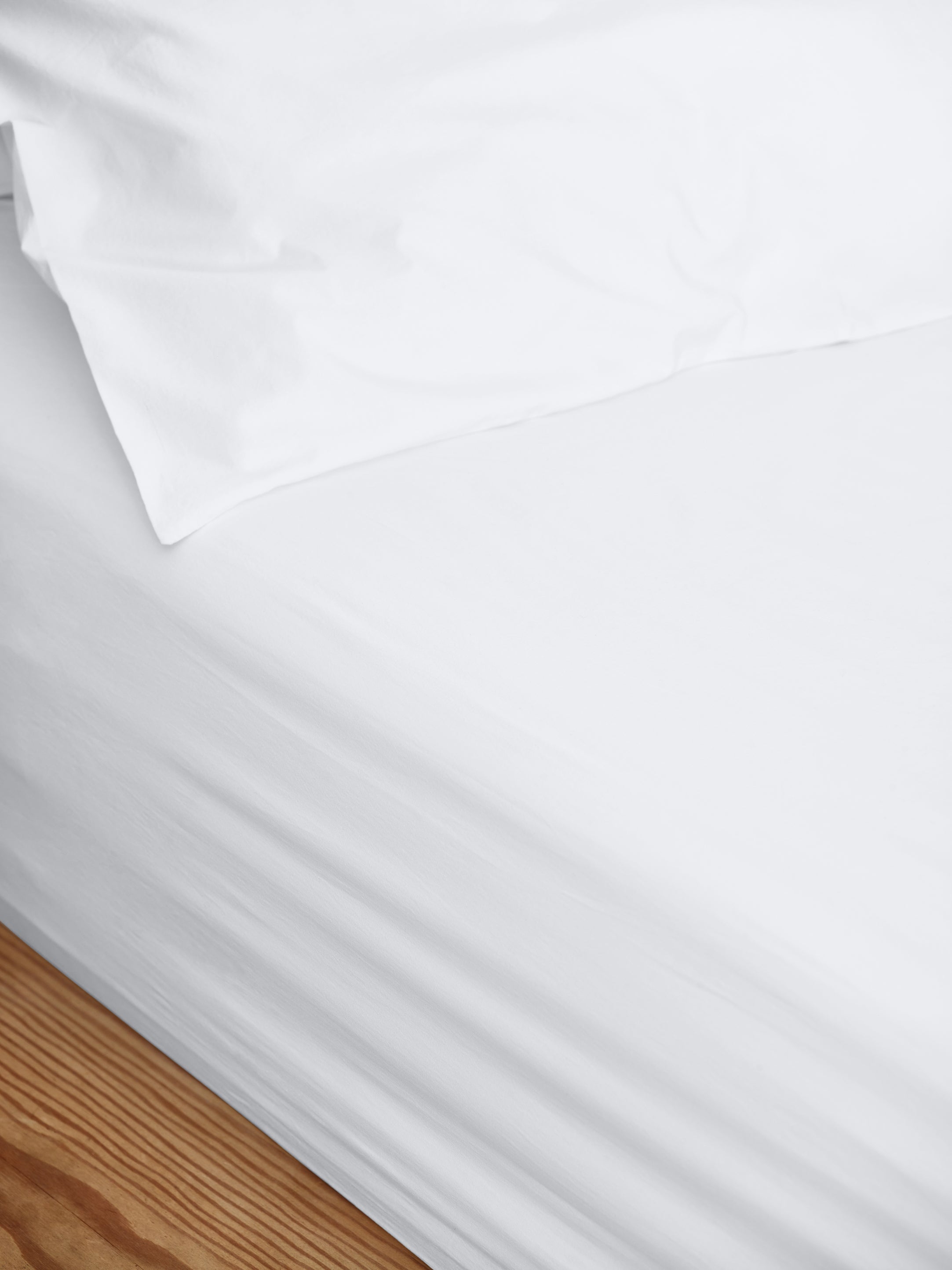 White Cotton Fitted Sheet Collection