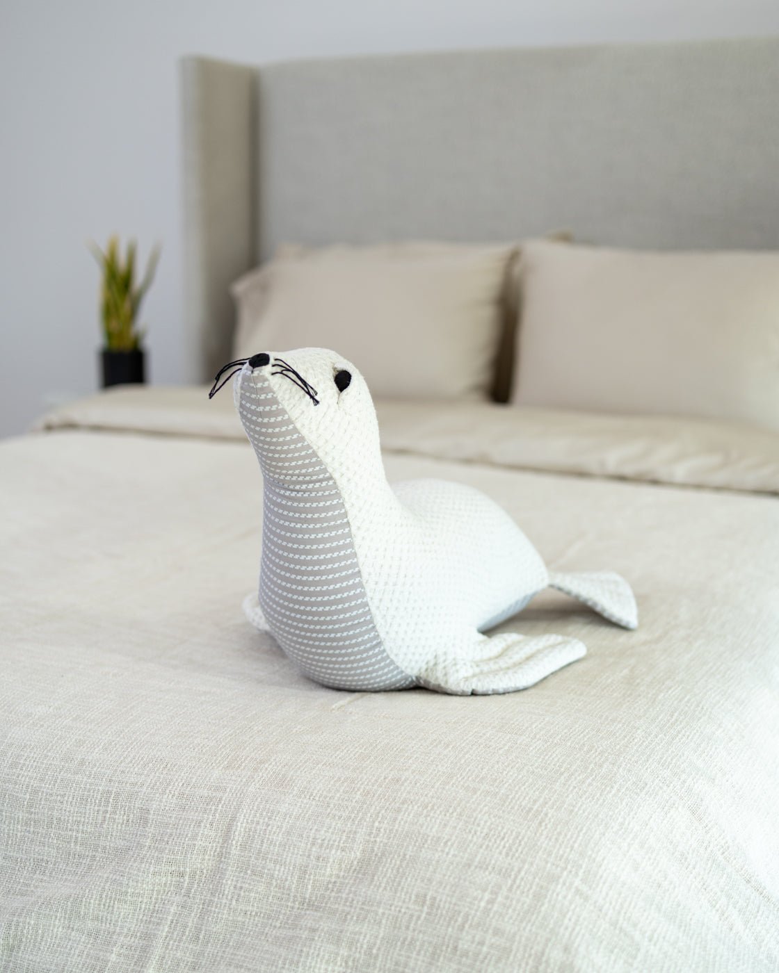 Graphic Organic Cotton Throw Pillow